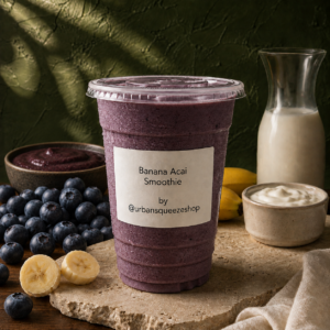 Banana Açaí Blueberry Smoothie