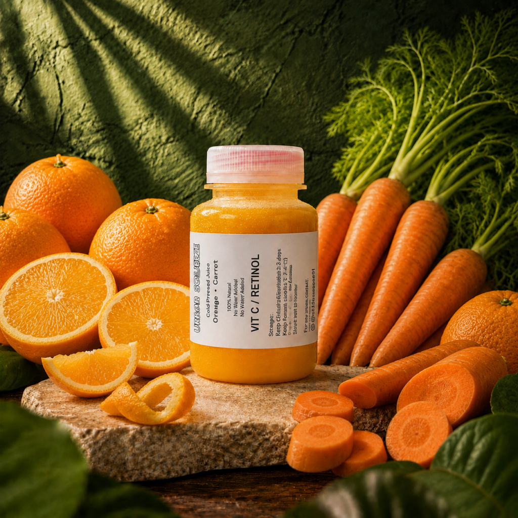Vitamin C & Retinol Cold-Pressed Juice (150ml) – Bundle of 2