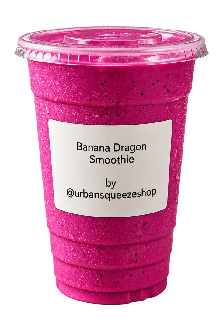 Urban Squeeze Banana Dragon Smoothie